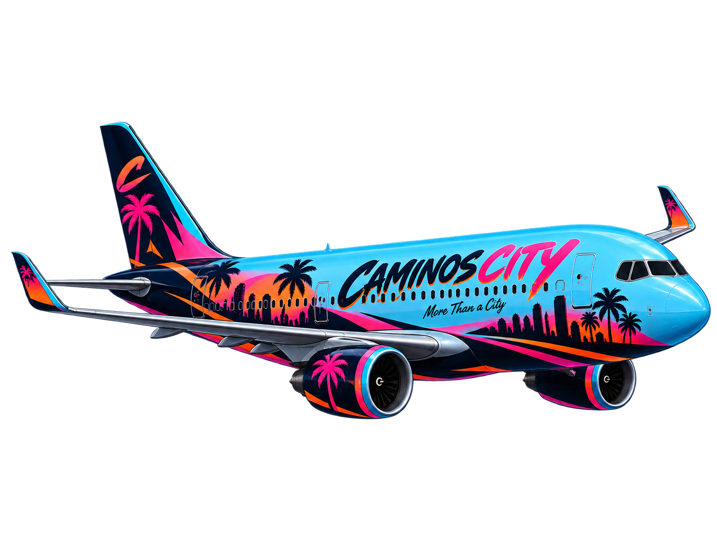 Caminos City Flugzeug